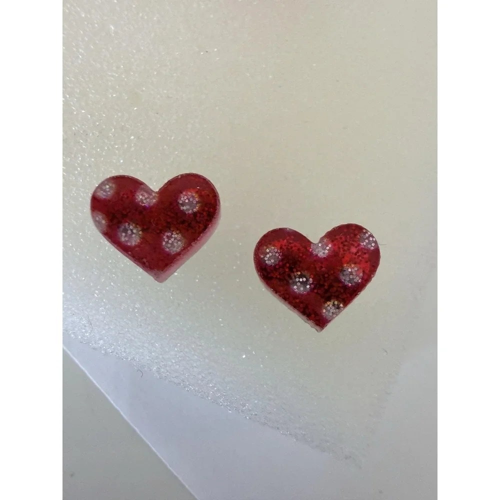 Butterfly Turtle Heart Stud Earrings Set Kids Multicolor Pink Red Purple Cute
